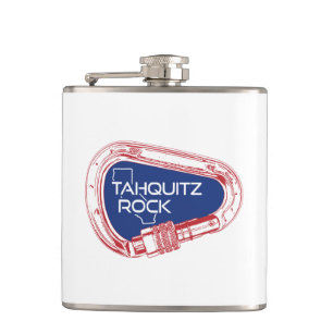 Tahquitz Rock California Climbing Carabiner Flask