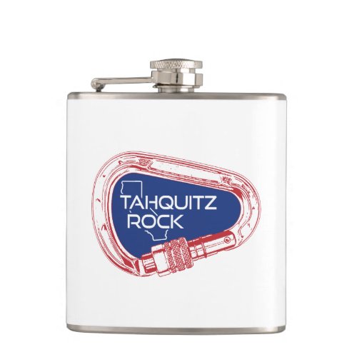 Tahquitz Rock California Climbing Carabiner Flask