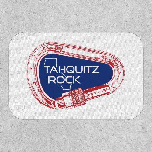 Tahquitz Rock California Climbing Carabiner Patch