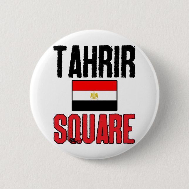 Tahrir Square Pinback Button (Front)