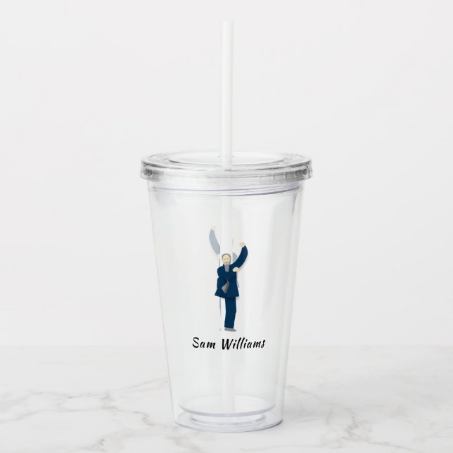 Tai Chi Acrylic Tumbler (Front)