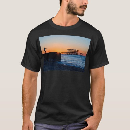 Tai Chi and Brighton Sunrise T_Shirt
