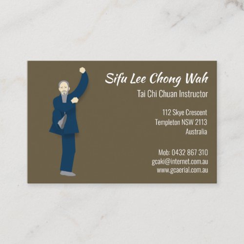 Tai Chi Business Card