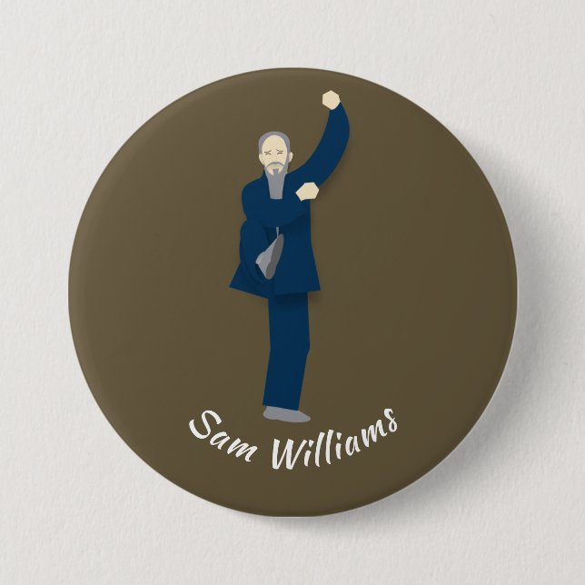 Tai Chi Button (Front)