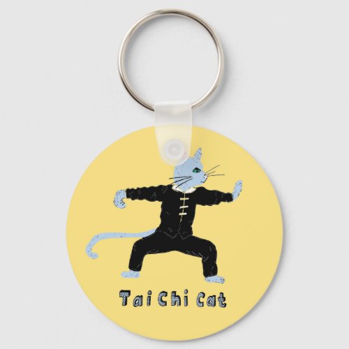 Tai chi cat key ring marshal arts gift