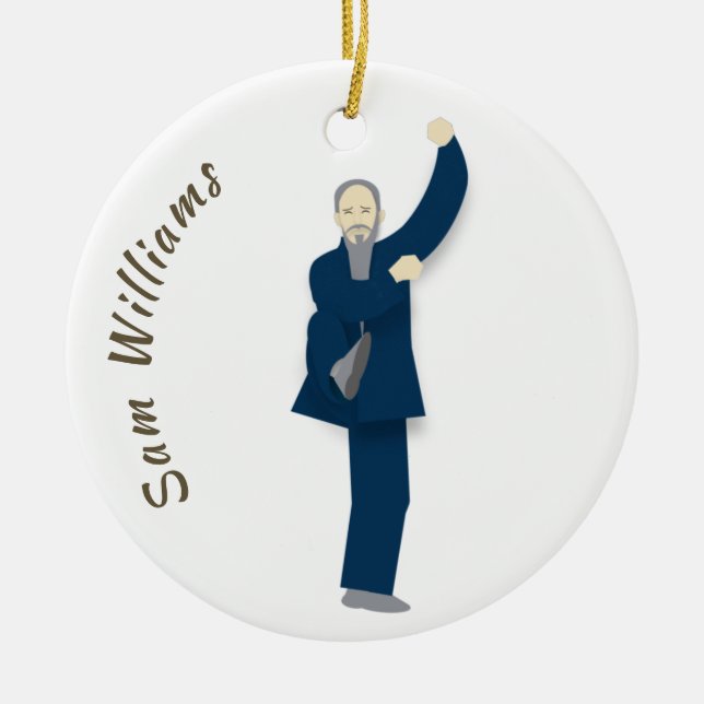 Tai Chi Ceramic Ornament (Front)