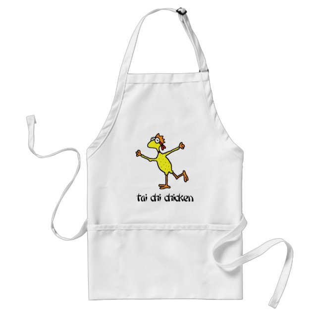 Tai Chi Chicken Adult Apron (Front)