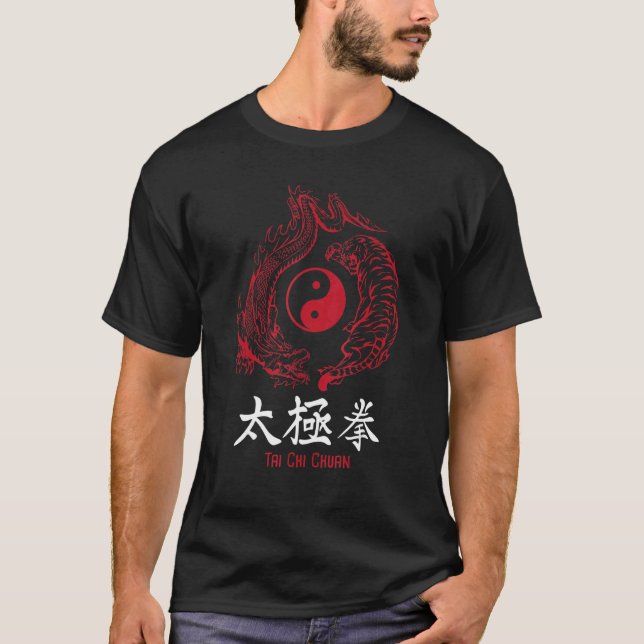 Tai Chi Chuan  Spiritual Meditation Mind Body Well T-Shirt (Front)