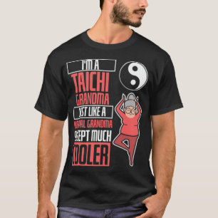 Tai Chi Cool Grandma Fitness thelwell children  T-Shirt