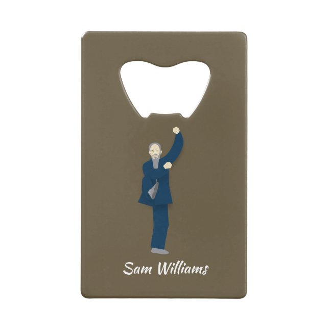 Tai Chi Credit Card Bottle Opener (Front)