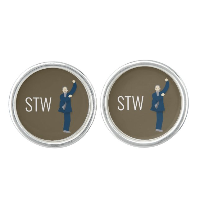 Tai Chi Cufflinks (Front)