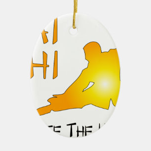 Tai Chi - Cultivate The Harmony Ceramic Ornament