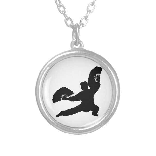 Tai Chi Fan Necklace (Front)