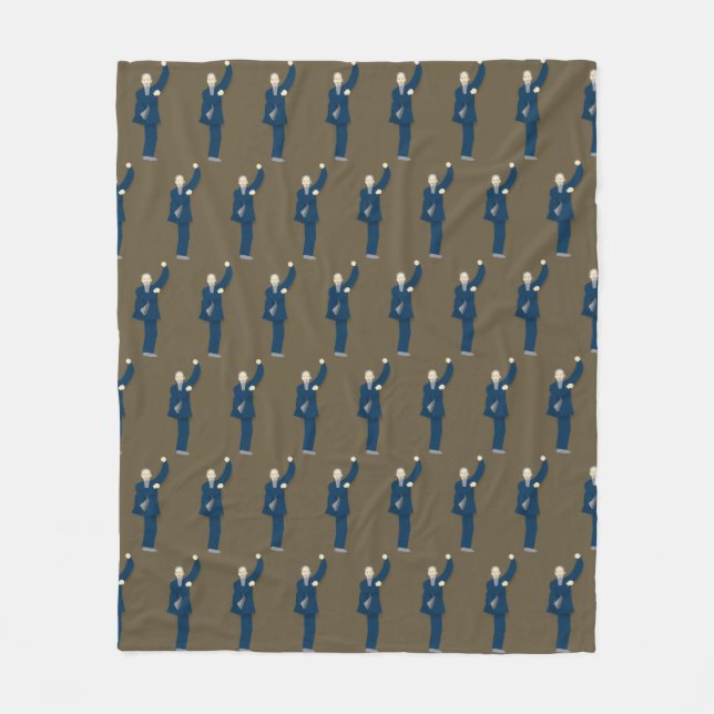Tai Chi Fleece Blanket (Front)