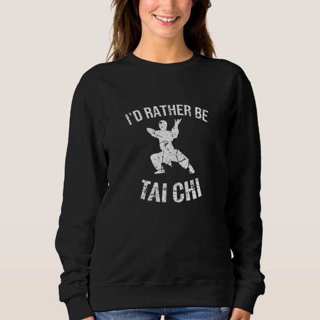 Tai Chi Gift | Tai Chi Master Tai Chi Fighting Fan Sweatshirt (Front)