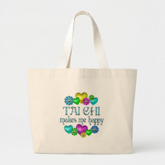 Tai Chi Happiness Large Tote Bag