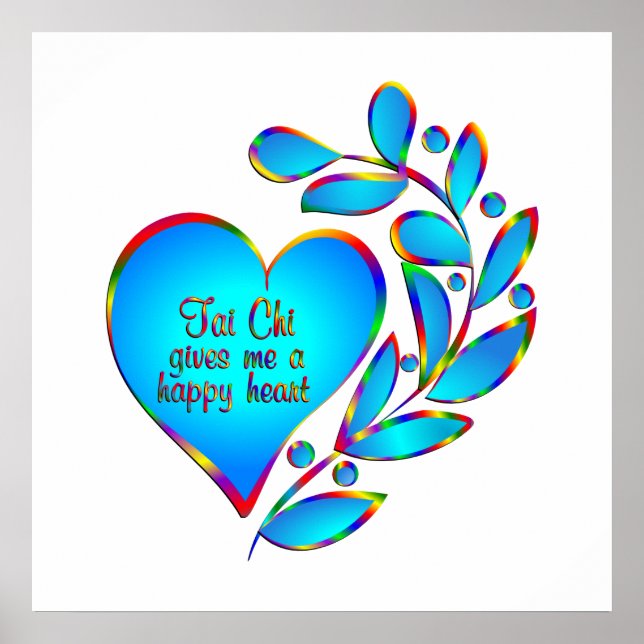 Tai Chi Happy Heart Poster (Front)