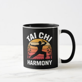 Tai Chi Harmony – Sunset Silhouette Mug