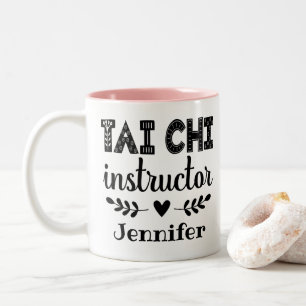 Tai Chi Instructor Two-Tone Coffee Mug