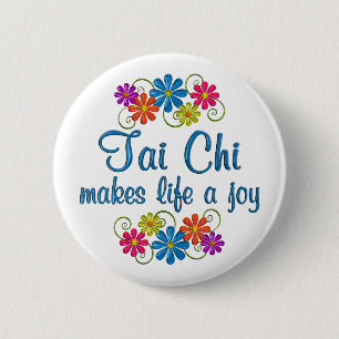 Tai Chi Joy Pinback Button