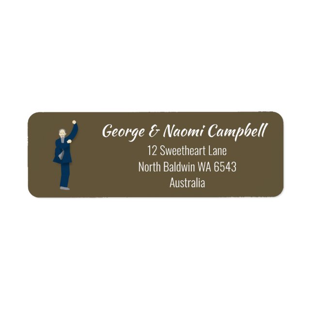 Tai Chi Label (Front)