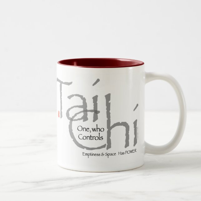 Tai Chi 'One Who Controls' Graphic Mug (Right)