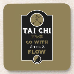 Tai Chi Practitioner Gift Beverage Coaster