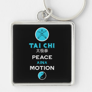 Tai Chi Practitioner Gift Keychain