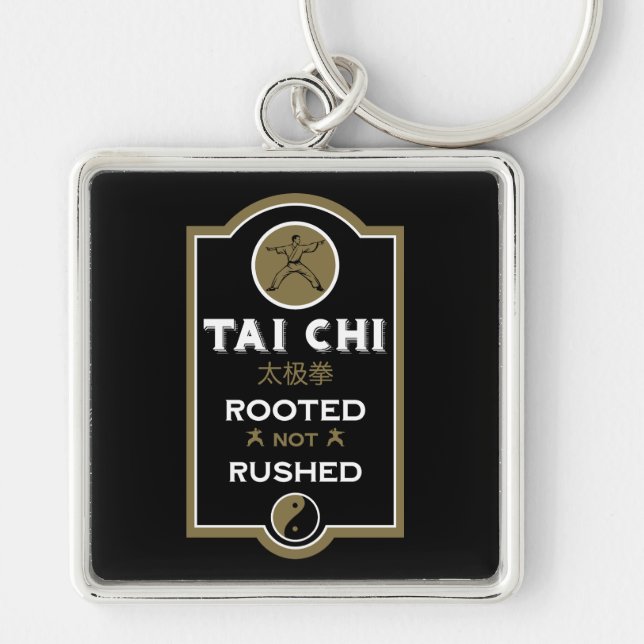 Tai Chi Practitioner Gift Keychain (Front)