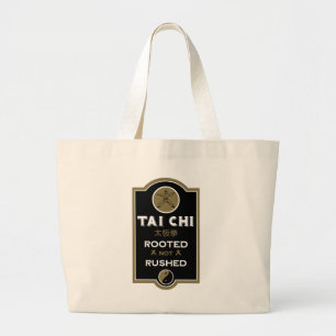 Tai Chi Practitioner Gift Large Tote Bag