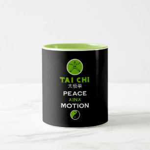 Tai Chi Practitioner Gift Two-Tone Coffee Mug