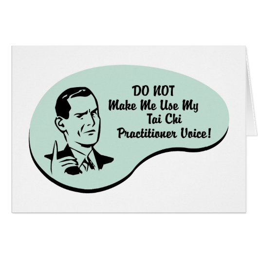 Tai Chi Practitioner Voice Cards (Front Horizontal)