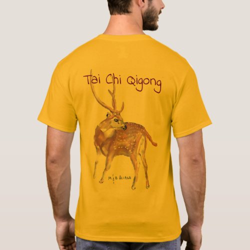 Tai Chi Qigong Deer T_Shirt