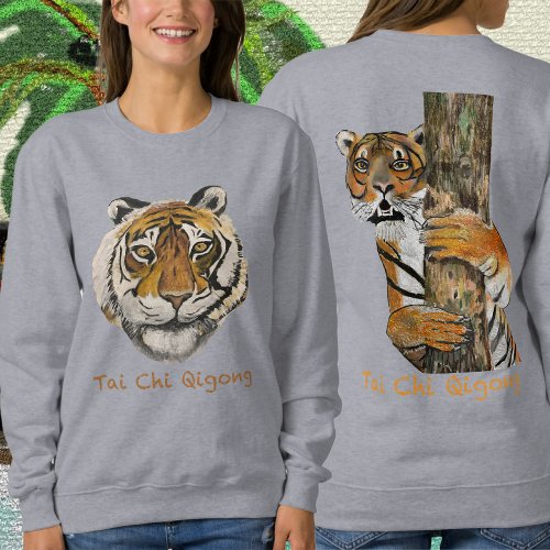 Tai Chi Qigong Tiger Womenâs Sweatshirt