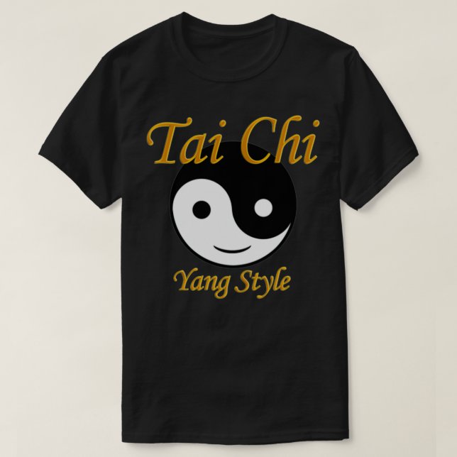 Tai Chi Small Gold T-Shirt (Design Front)