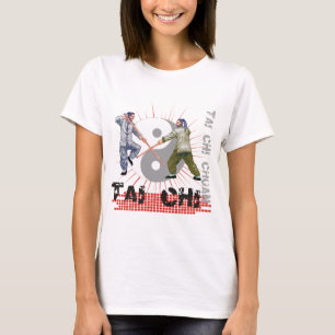 Tai Chi Staff Fighting T-Shirt