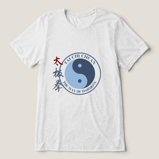 Tai Chi Tri-Blend Shirt (Design Front)