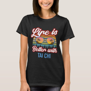 Tai Chi Vintage Sunset Tai Chi Instructor Tai Chi T-Shirt