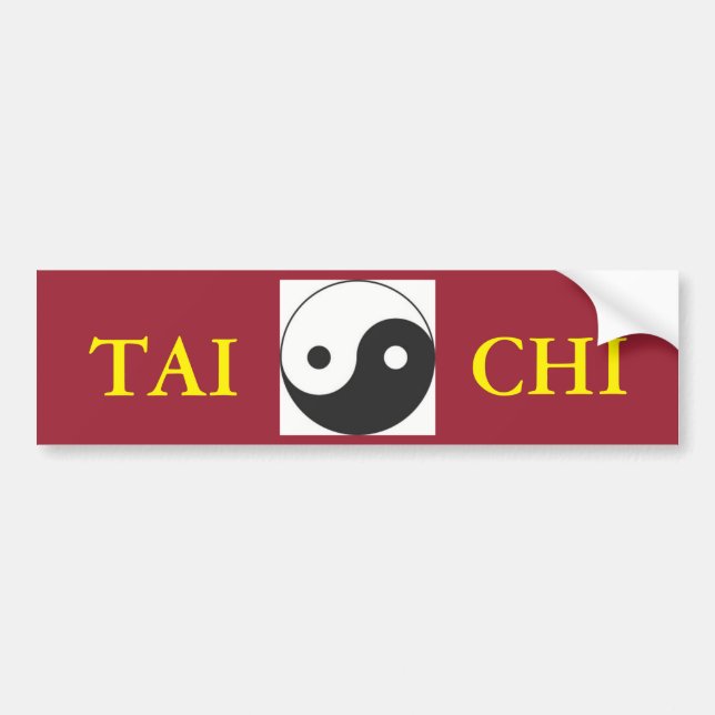 tai chi YIN & YANG SYMBOL Bumper Sticker (Front)