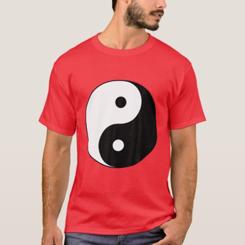 Tai Chi Yin Yang Symbol Hippie  Peace Balance Phi T_Shirt