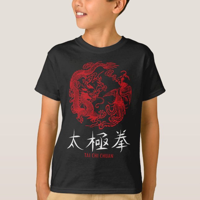 Taichi Master Tai Chi Chuan Chinese Meditation Mar T-Shirt (Front)