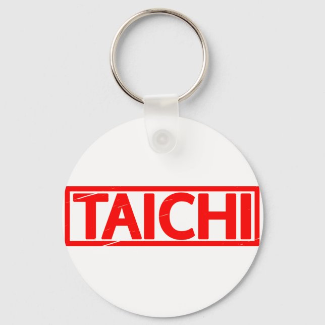 Taichi Stamp Keychain (Front)