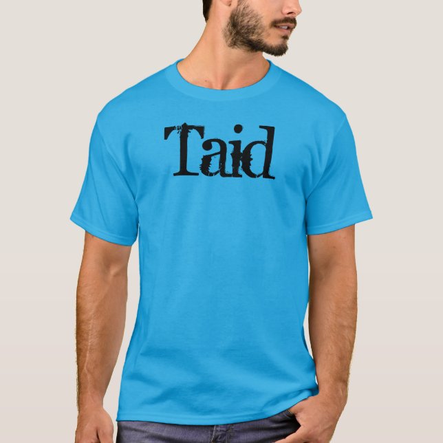 Taid Grandfather in Welsh T-Shirt (Front)