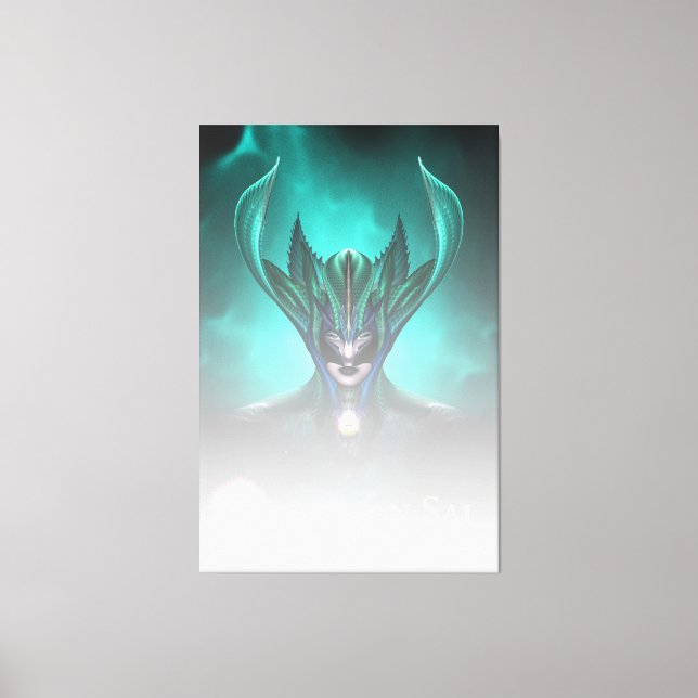 Taidushan Sai Shadow Blue TELGR Canvas Print (Front)