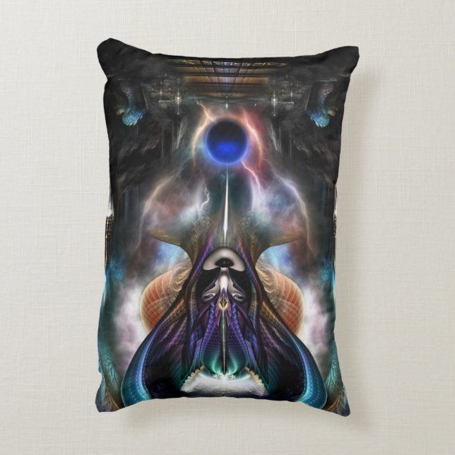 Taidushan Sai Spirit Of Power WD Accent Pillow (Back(Vertical))