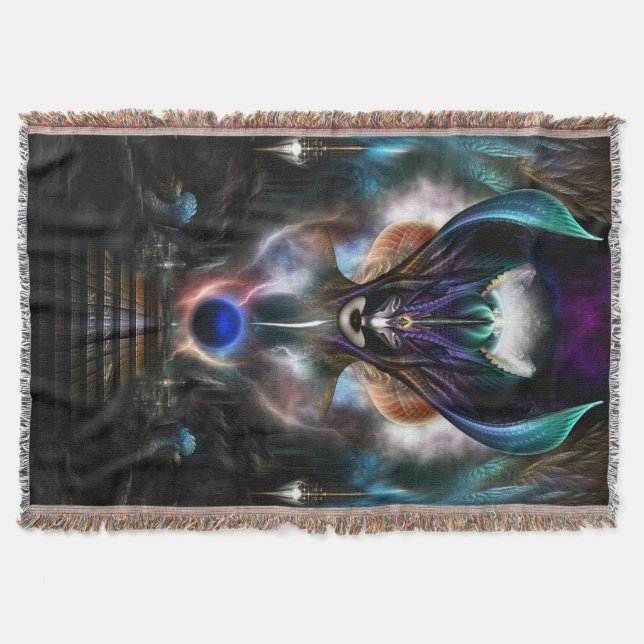 Taidushan Sai Spirit Of Power WD Throw Blanket (Front)
