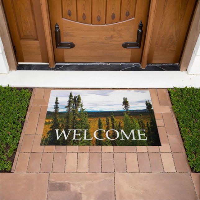 Taiga Summer - Welcome Doormat (Outdoor)