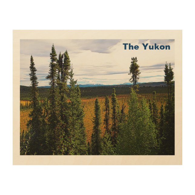 Taiga Summer Wood Wall Art (Front)