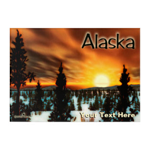 Taiga Sun - Alaska Acrylic Print