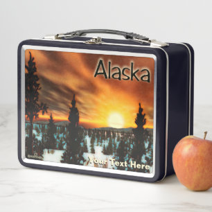 Taiga Sun - Alaska Metal Lunch Box